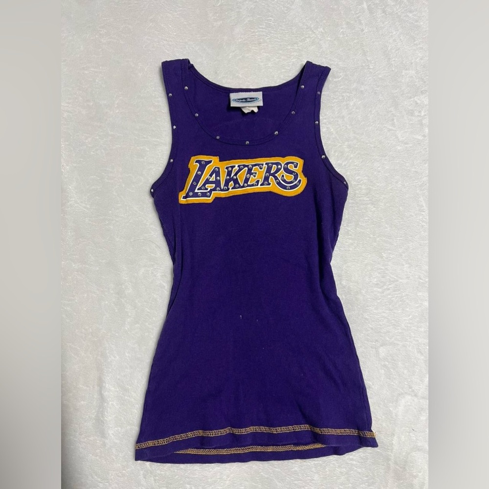 💜💛VINTAGE Y2K RARE MAGICTHREADS Lakers tank top
